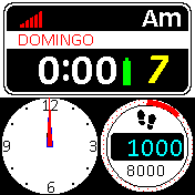 Digital con podómetro y analógico.