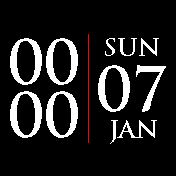 Basic 53 v1 Trajan Time and Date 24H