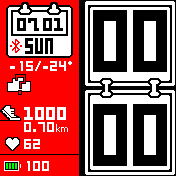 Pebble Time 24 HR DD/MM