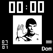 spock black and white