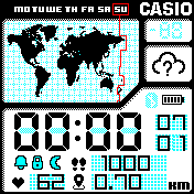 GIOBIN-CASIO WORLD TIME