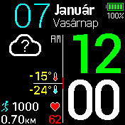 Apple UI Amazfit Bip 24h HUN