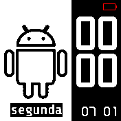 android preto branco