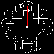 Abstract Number Black