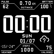 Tech Watch Full Black 24h EN