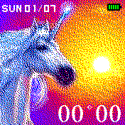 Unicorn  and eternal sun