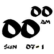 Samurai font simple white