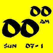 Samurai font simple yellow