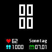 Bip Watchface with date