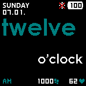 Pebble Sliding Text redesigned