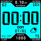 Tech Watch Azul claro 24h PTBR