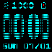 DIGITAL PIXEL BLUE ENGLISH