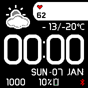 Cyrano Weather Blank with Month