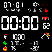 Digital Dark Colored - 24H DD/MM V6.3 ENG