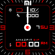 Analog Digital 12h Red ENG