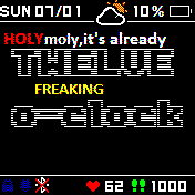 Less Vulgar Watchfaces