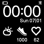 đồng hồ số đơn giản 1