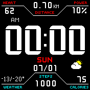 Tech Watch Black 12h EN