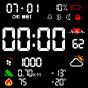 Digital Dark Colored - 24H DD/MM V6.3 VIET