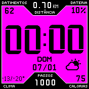 Tech Watch Rosa 24h PTBR