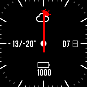 amazfit clock - rd pointer