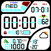 Digital colored polished 24H CZ