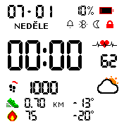 Digital LIGHT Colored V6.2 - 24H DD/MM CZ