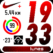 Nike+ Black-Red-White