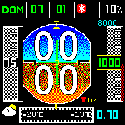  Primary flight display de avión de pasajeros Airbus