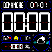 BIG CASIO FR BLACK BLUE