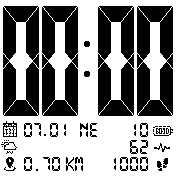 Amazfit Bip BIG DIGITAL MONOCHROME CZ FINAL