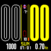 Simple Big Contour Yellow