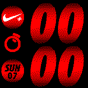 NIKE+ Gradient Red 12H