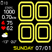 Sportwear Watch 24h english