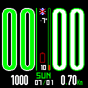 Big Contour Mix Green