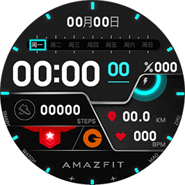 005 多信息数字表盘