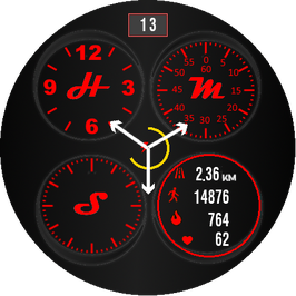 Example discentered handles