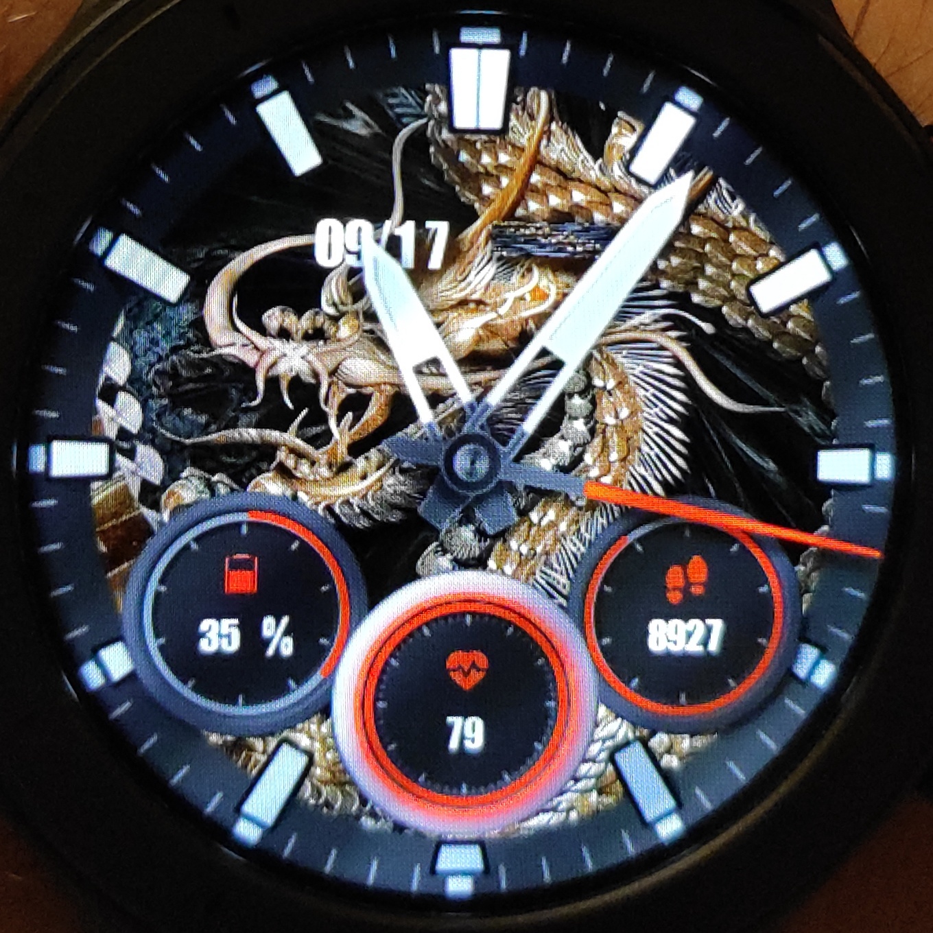 Magic Dragon gray/red