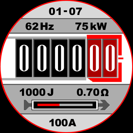 JanChan_11_Electricity Meter Watchface