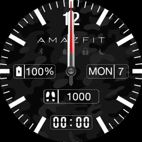 GTR Analog Digital Dark Camo