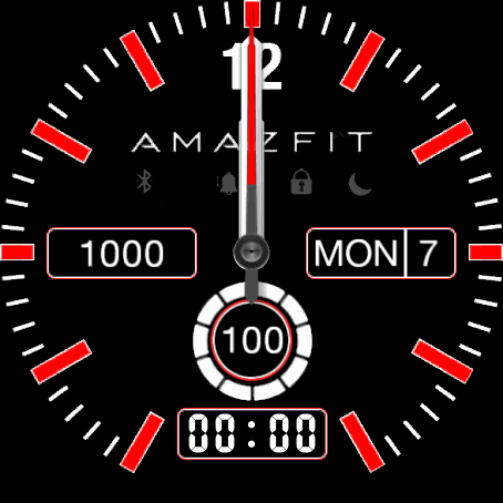 GTR Analog Digital Dark Red