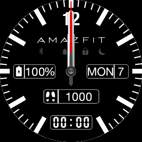 GTR Analog Digital Dark Red-Hand