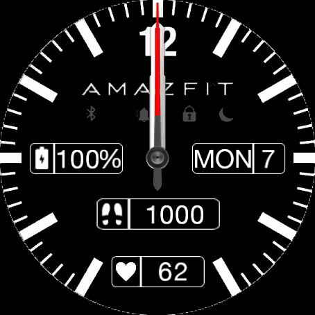 GTR Analog Dark Red-hand HR