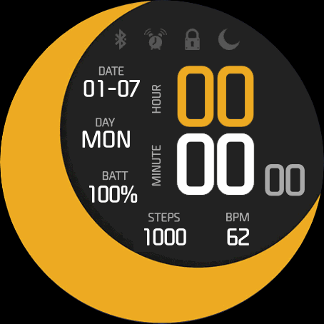 GTR Yellow Moon Digital