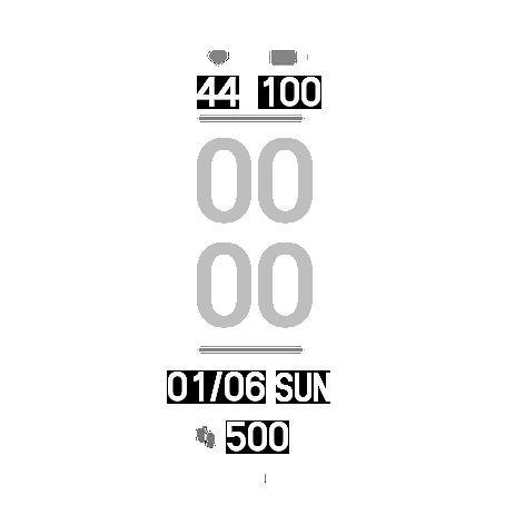 Black minimal 6 lines