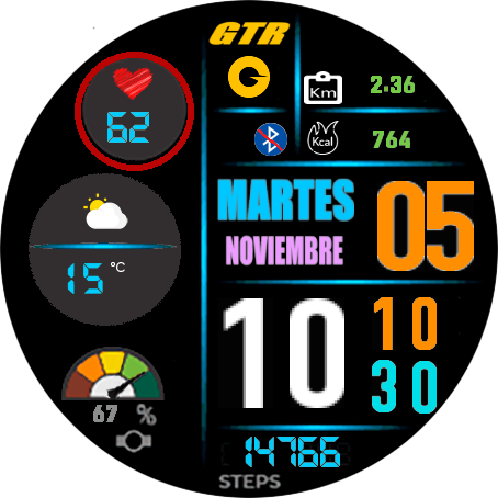 digital color mia 47mm