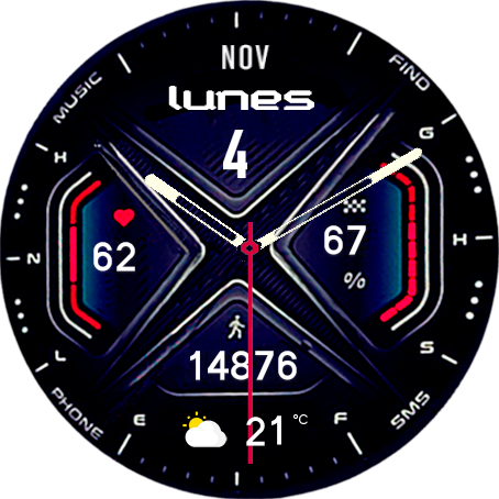 agujas 42mm