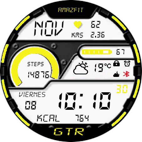 amarillo digital 47mm