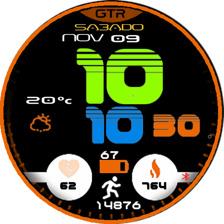 colores  numeros grandes 47mm