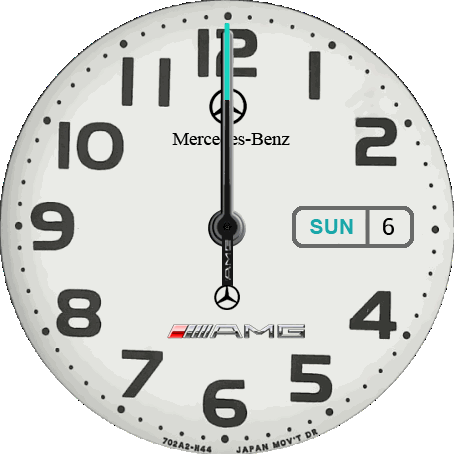 Mercedes_White - GTR 47mm